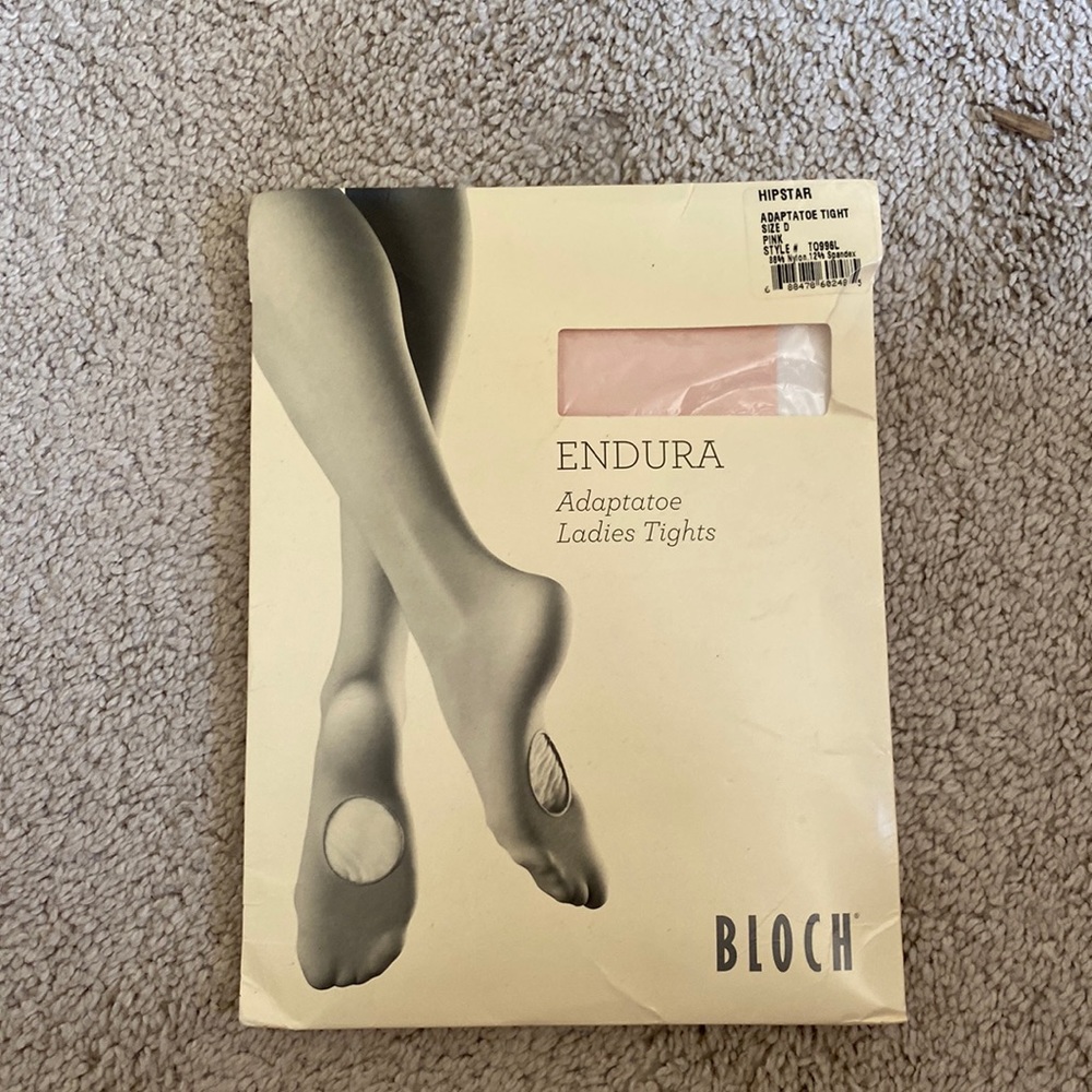 NWT BLOCH hipstar adaptatoe tights